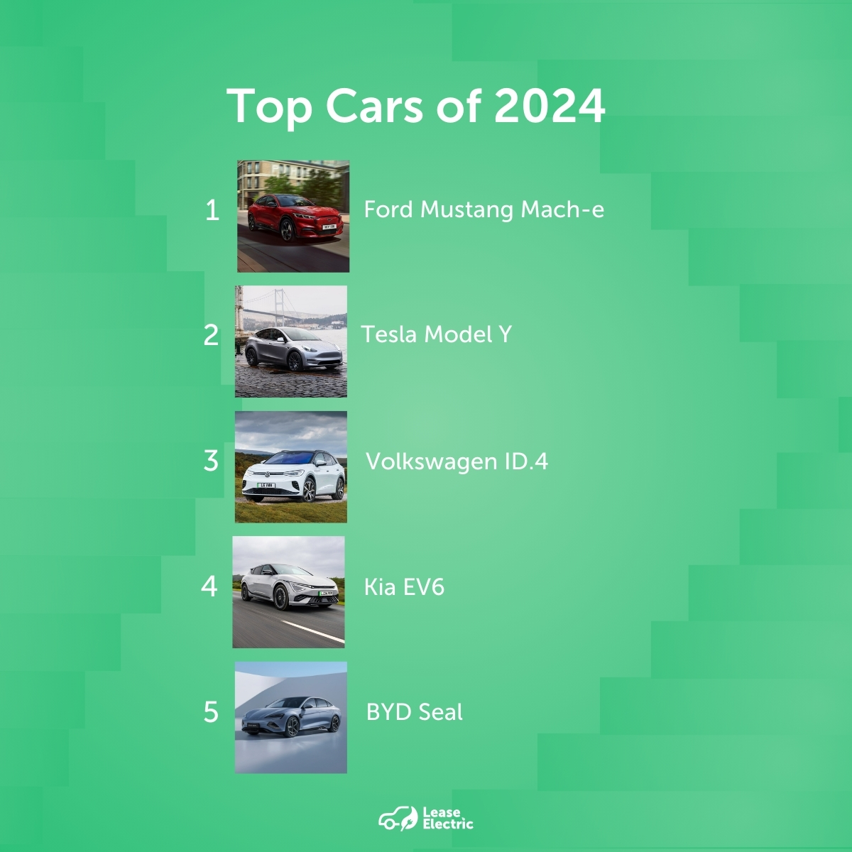 Lease Electric Wrapped top cars 2024